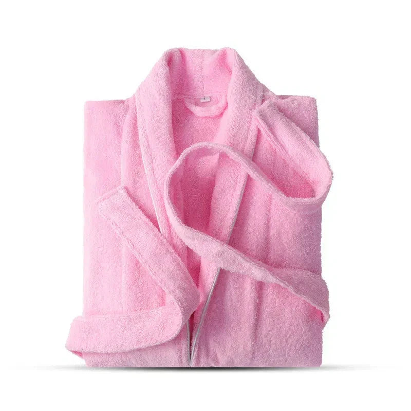 LuxeLounge Bathrobe - Elegant Comfortable Cotton Bathrobe