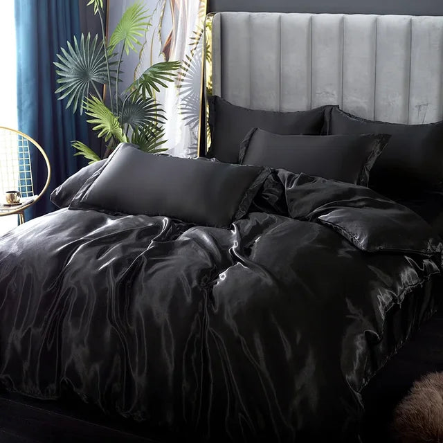 SatinDream Bedset - Luxury Satin Bedding for Dreamlike Nights