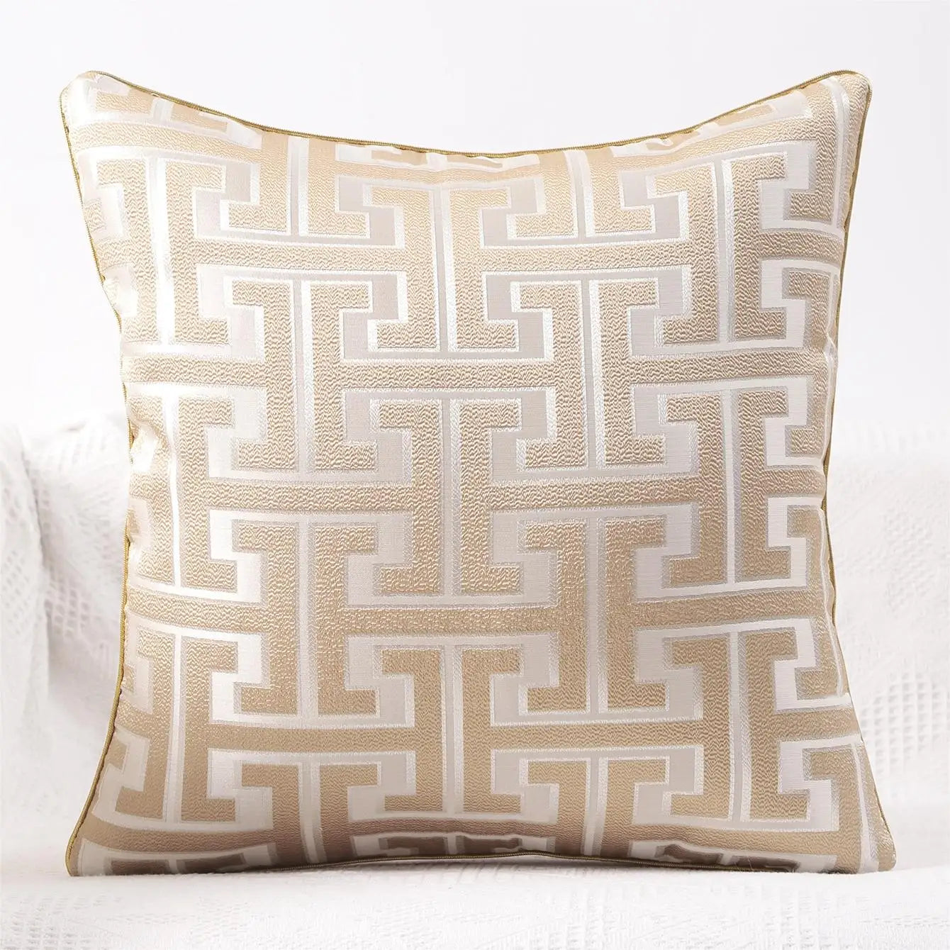 Serenity Luxe Pillowcase - Striped Pillow Cover for a Warm Home