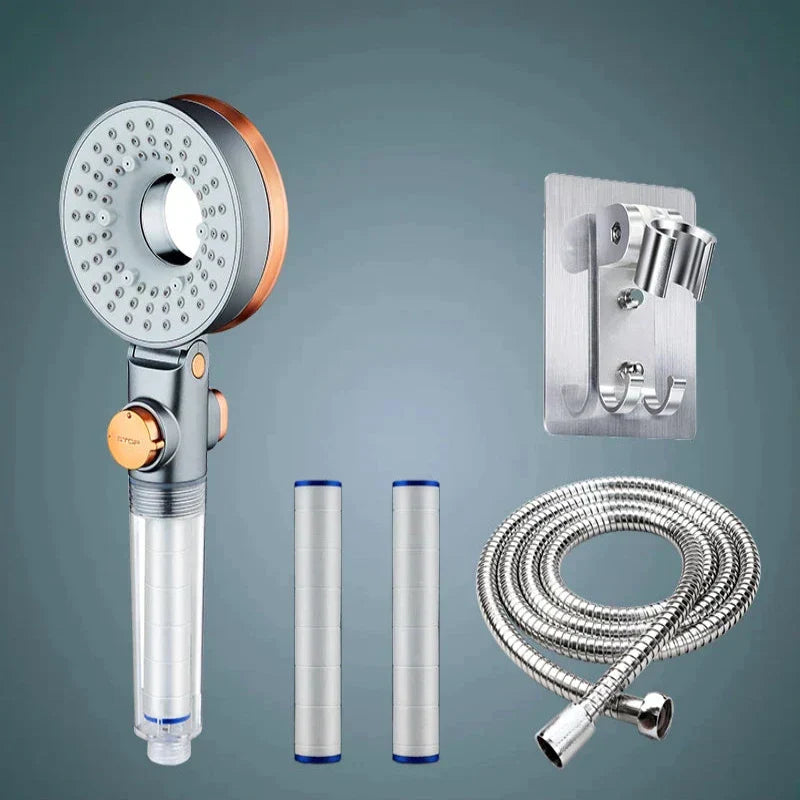 RainBoost - Luxury Water-Saving Rain Shower Head with 3 Spray Modes