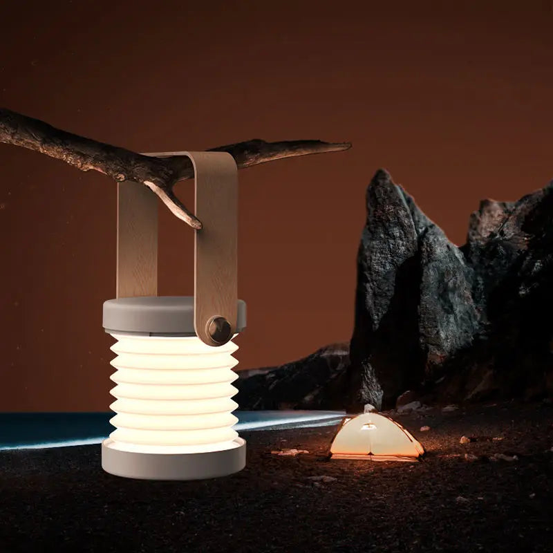 CompactGlow – Elegant Foldable LED Desk Lamp for Home and On the Go