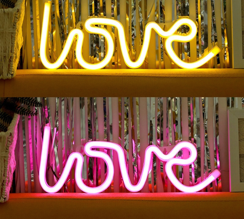 LoveGlow Neon Letters - Romantic Lighting for Your Interior