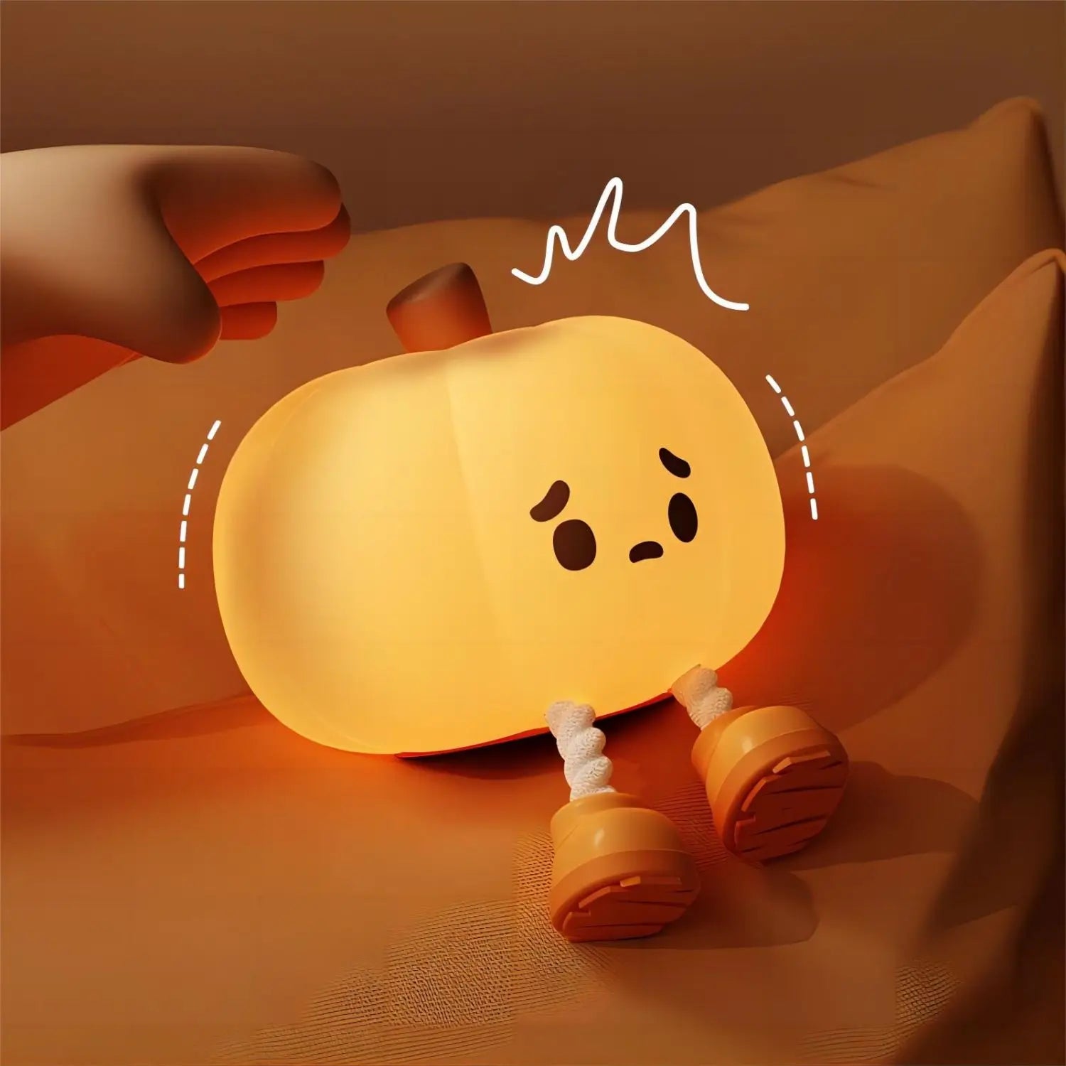 GlowPumpkin Light - Atmospheric Night Light with a Warm Glow