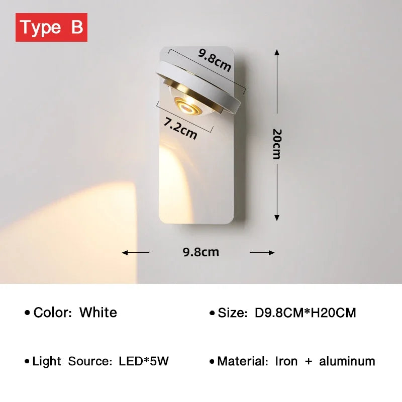 BrightTurn – Adjustable LED Wall Lamp for Any Room