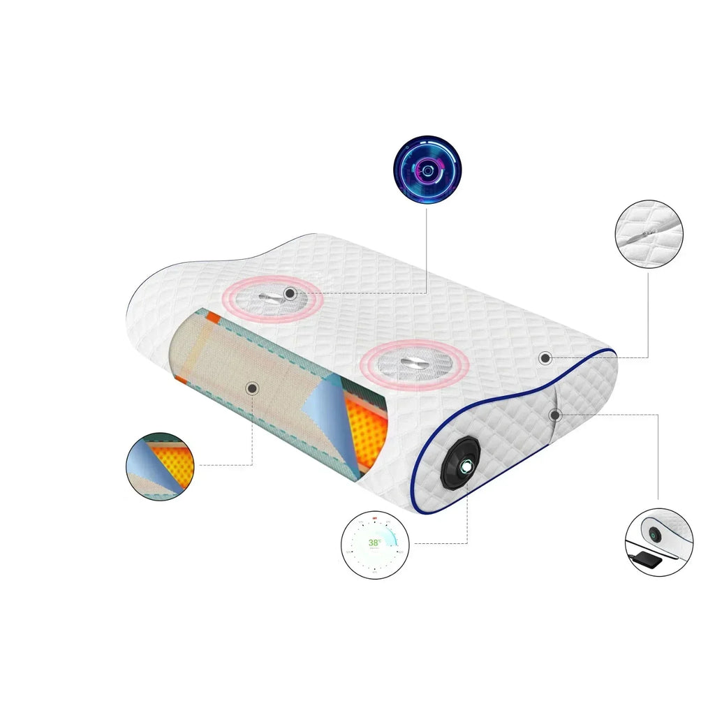 SleepHarmony - Luxury Memory Pillow with Bluetooth