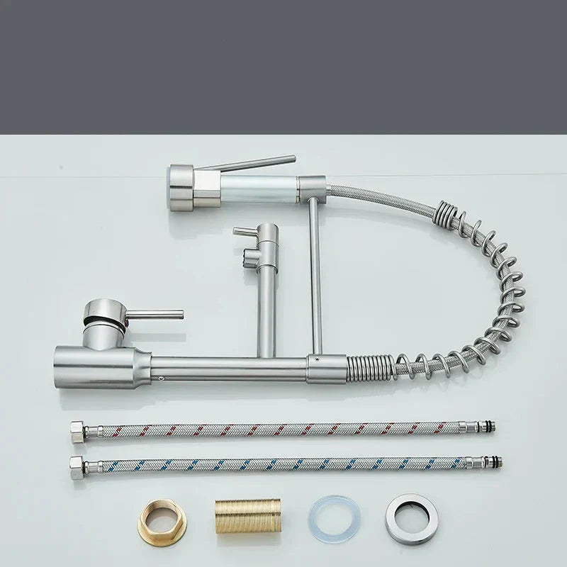 NickelFlex Faucet – Modern 360° Kitchen Mixer Tap