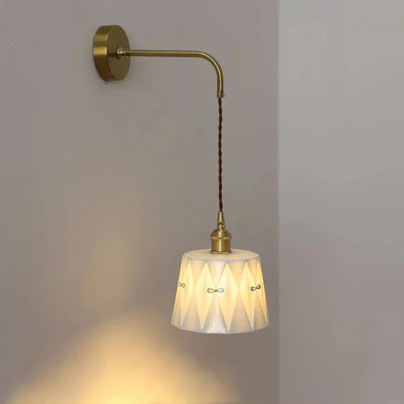 ZenGlow Light - Retro Japanese Wall Lamp with Switch