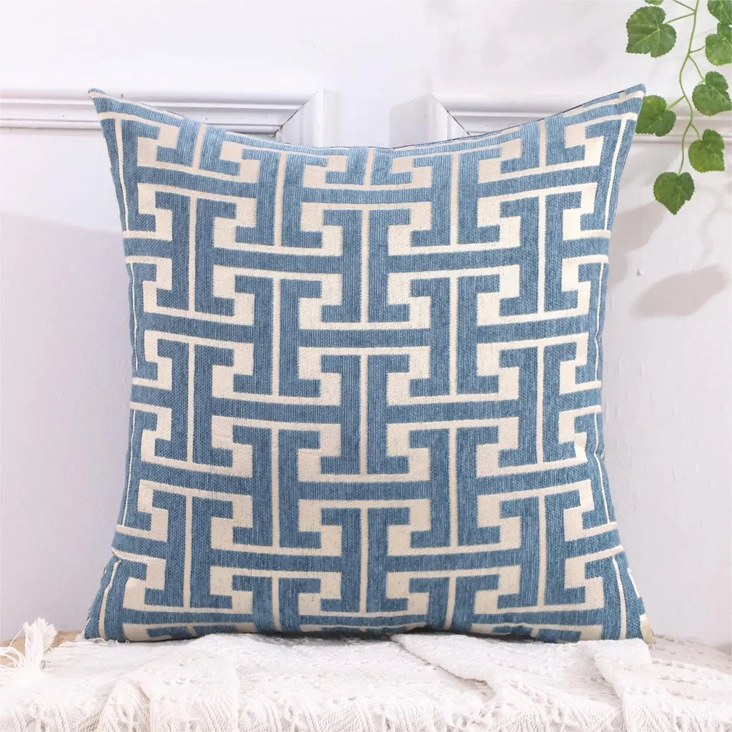 Serenité Luxury Cushion Cover - Striped Cushion Cover for a Warm Home