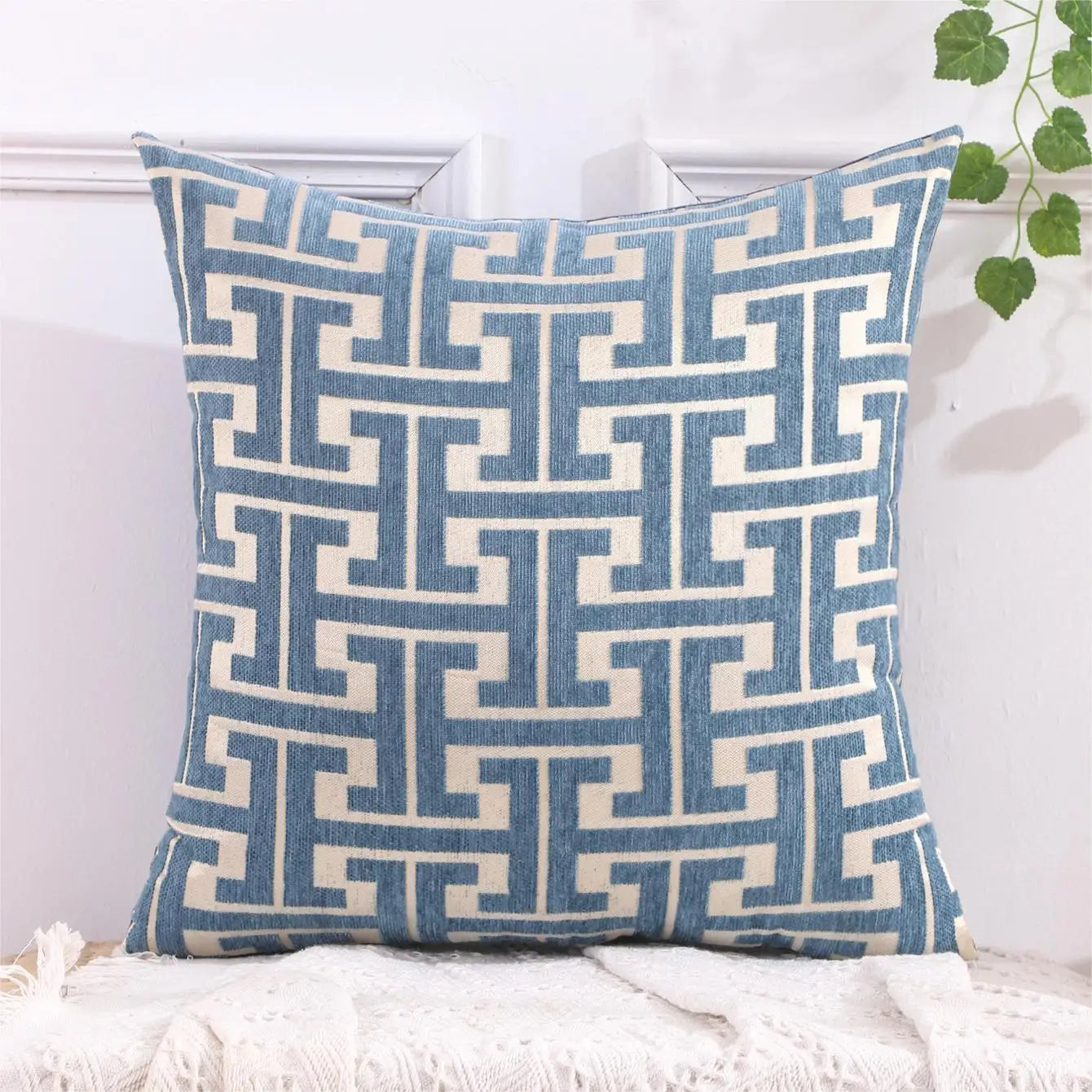 Serenity Luxe Pillowcase - Striped Pillow Cover for a Warm Home