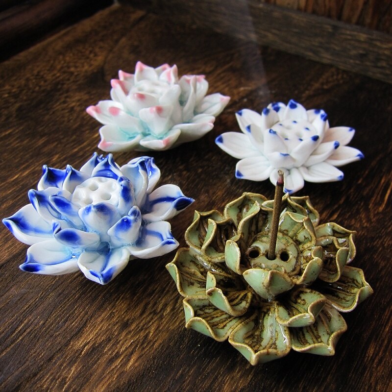 LotusBloom Incense Holder - Elegant Fragrance Accessory for Your Home