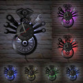 AutoRepair Clock - Modern Garage Vinyl Wall Clock