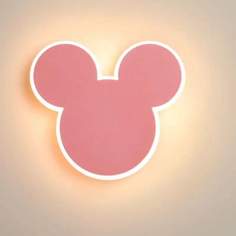 PinkRabbit - Playful LED Wall Lamp for Kids' Room