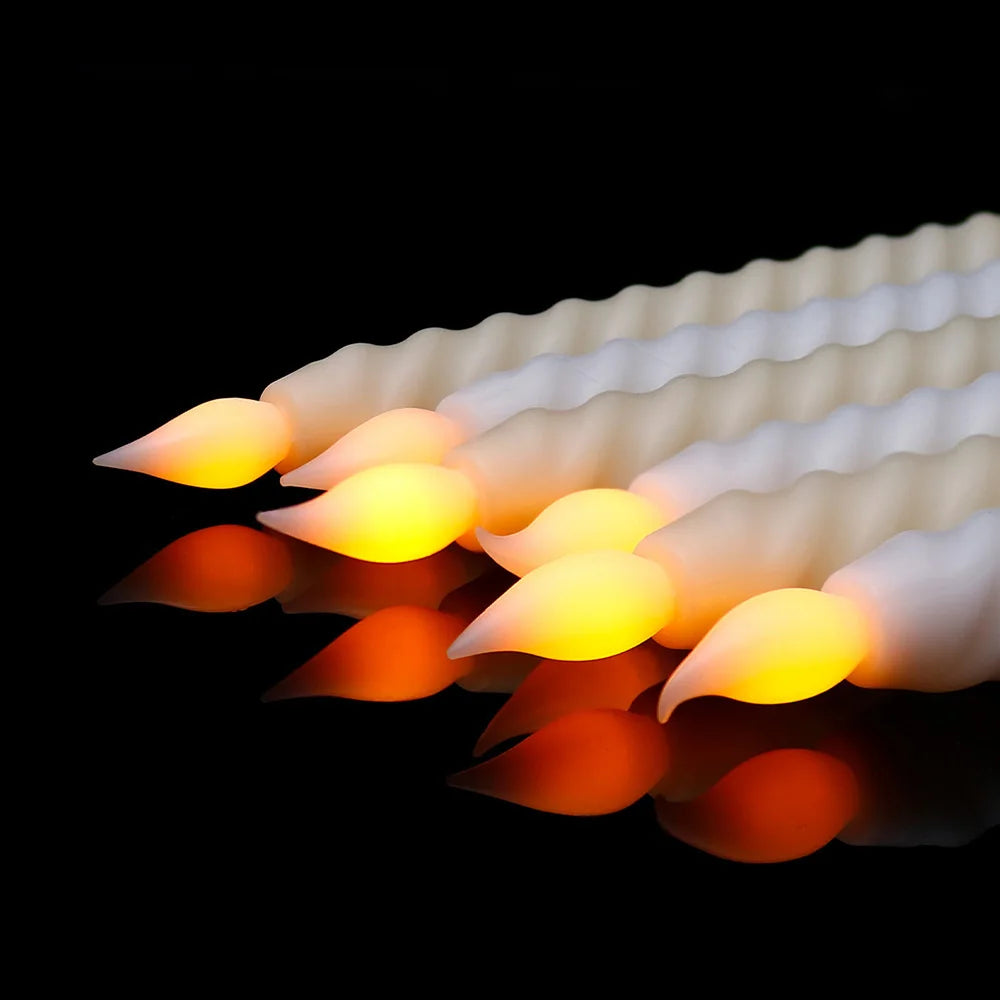 Candlestick LED Candles - Elegant Long 3D LED Candles