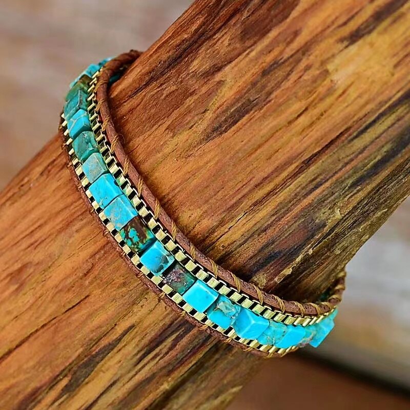 Cairos Bracelet - Luxury Turquoise Imperial Jasper Accessory