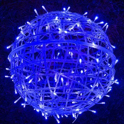 Sphere Rattan Festoon Lights - Elegant Rattan Festoon Lights for Every Occasion