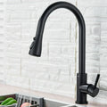 BlackStream Faucet – Modern Pull-Out Kitchen Faucet Black