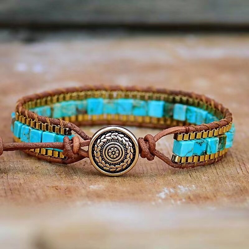 Cairos Bracelet - Luxury Turquoise Imperial Jasper Accessory
