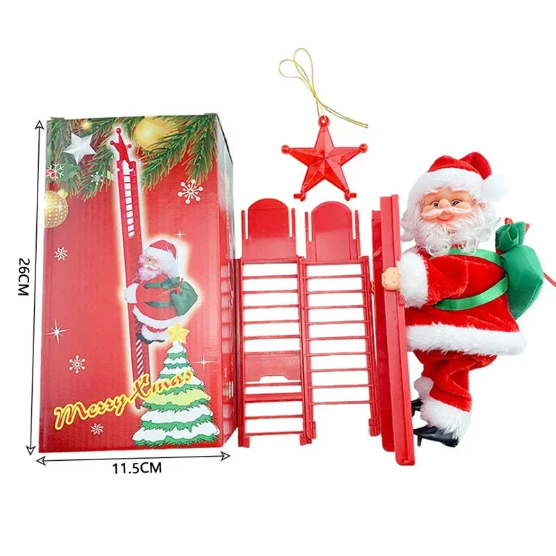 Enchanting Climbing Santa - Magical Christmas Decoration for Every Home