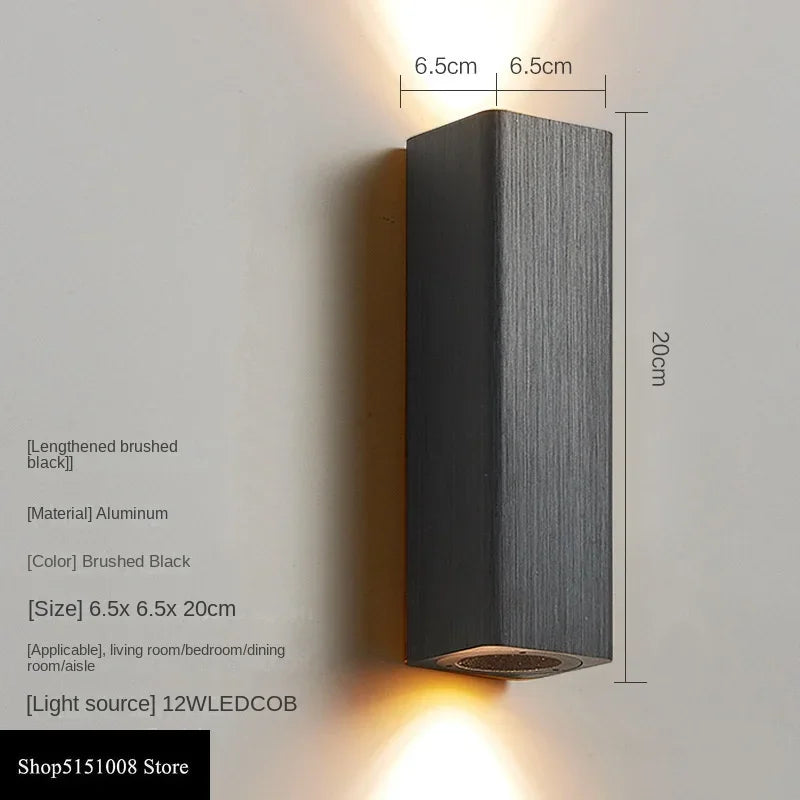 GlowLuxe - Stylish LED Wall Lamp for Bedroom