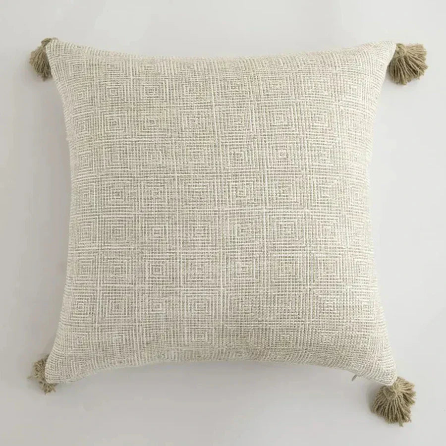 Elegance Loft Cushion Cover - Cushion Cover with Playful Fringes for Any Interior