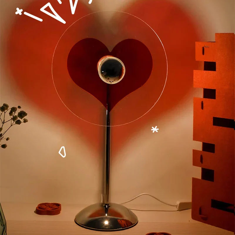 LoveLight – Heart-Shaped LED Lamp for Romantic Lighting