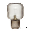ElegantGlow - Modern Glass Table Lamp with LED Light