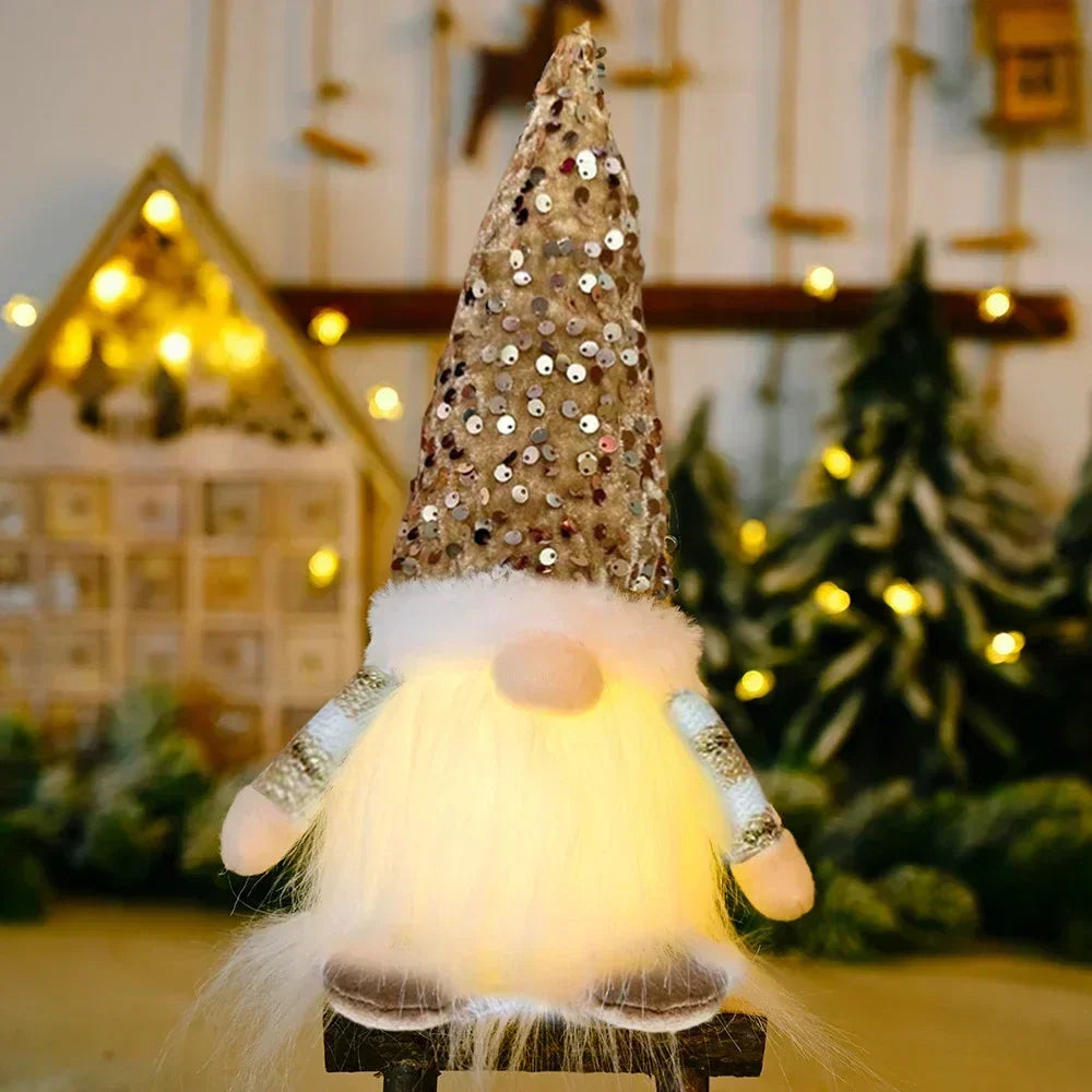 NoelGnome Christmas Gnome - Charming Illuminated Christmas Decoration for Your Home