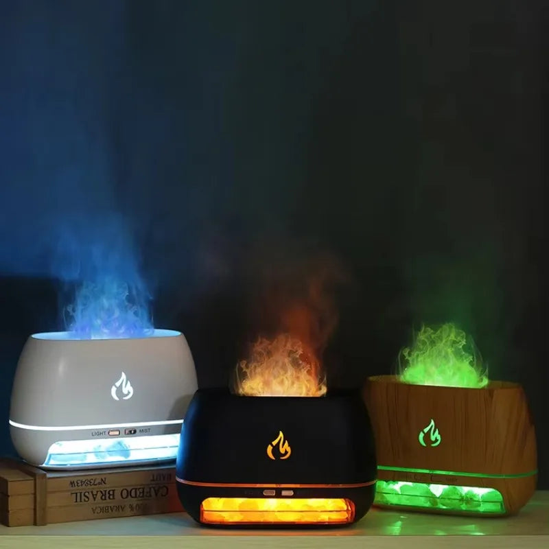 SaltSerenity - Salt Lamp Diffuser with Ambient Lighting