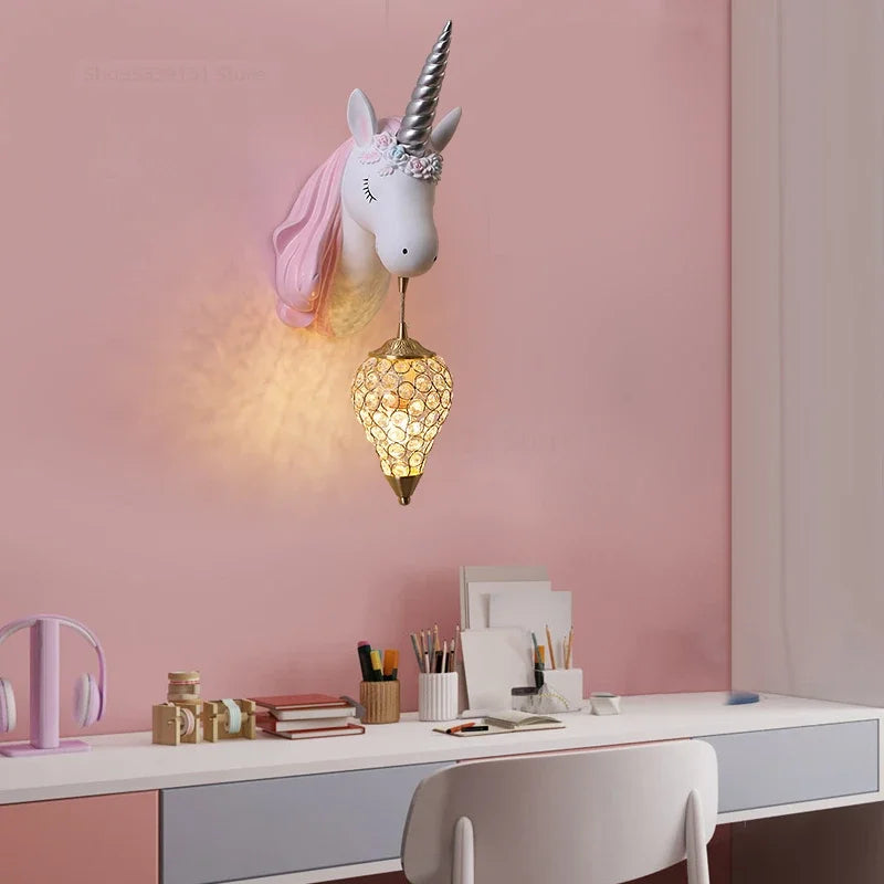 UnicornLight – Playful Wall Lamp for Children's Room