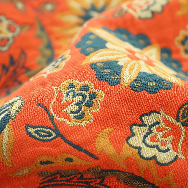 Boho Luxe Cotton Blanket - Elegance and Comfort For Your Interior