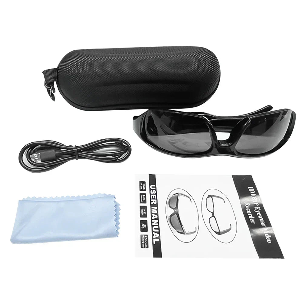 AdventureVision Sunglasses - Stylish 1080P Sports Camera