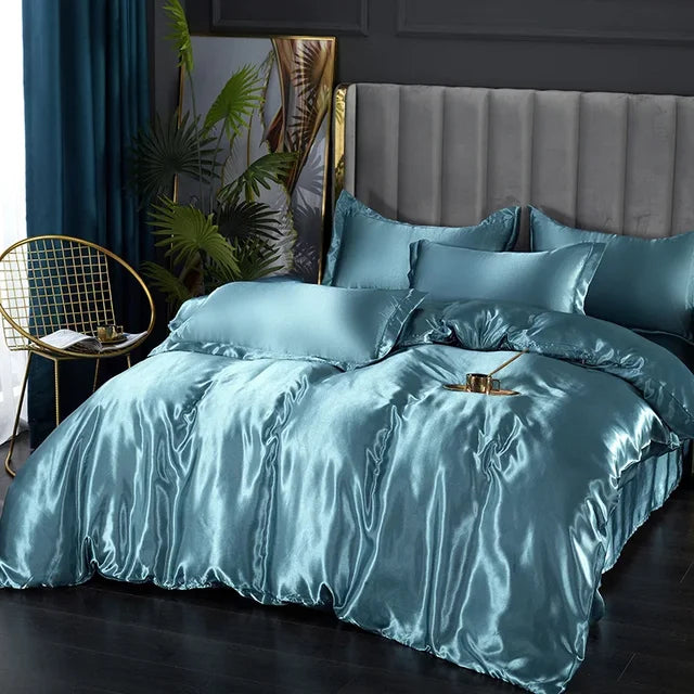 SatinDream Bedset - Luxury Satin Bedding for Dreamlike Nights