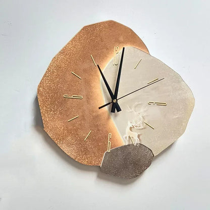 CreamWind Clock – Stylish Modern Wall Clock with LED