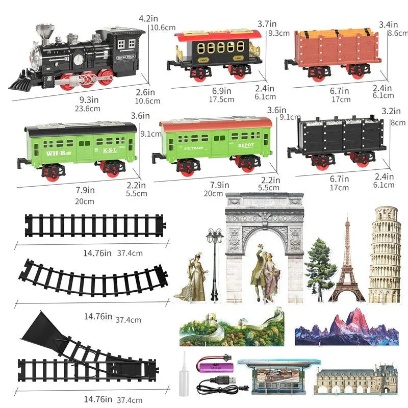 ClassicTrack Set – Vintage Train with Realistic Effects