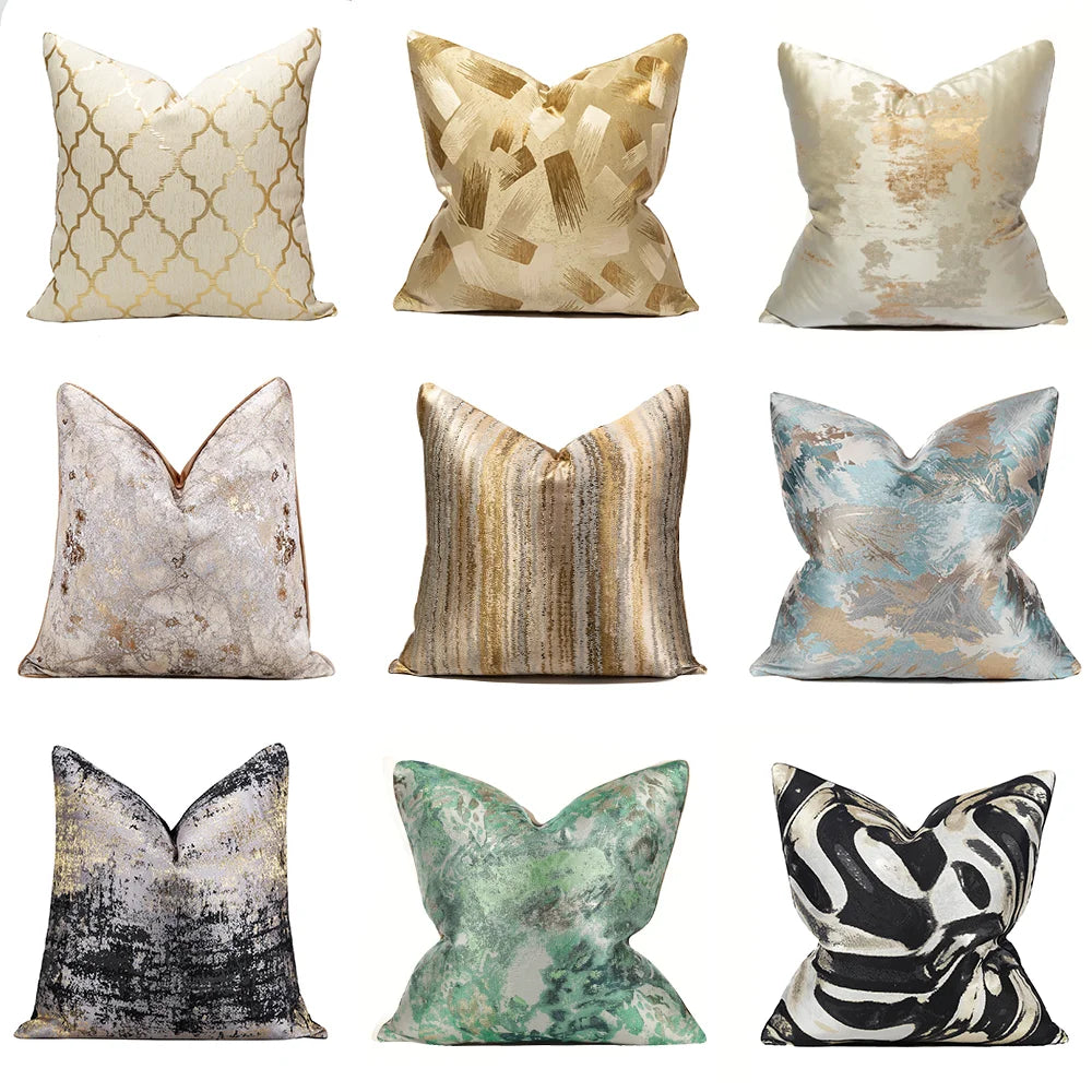 LuminaRest Pillowcase - Luxurious Pillowcase with Abstract Design for Modern Interiors
