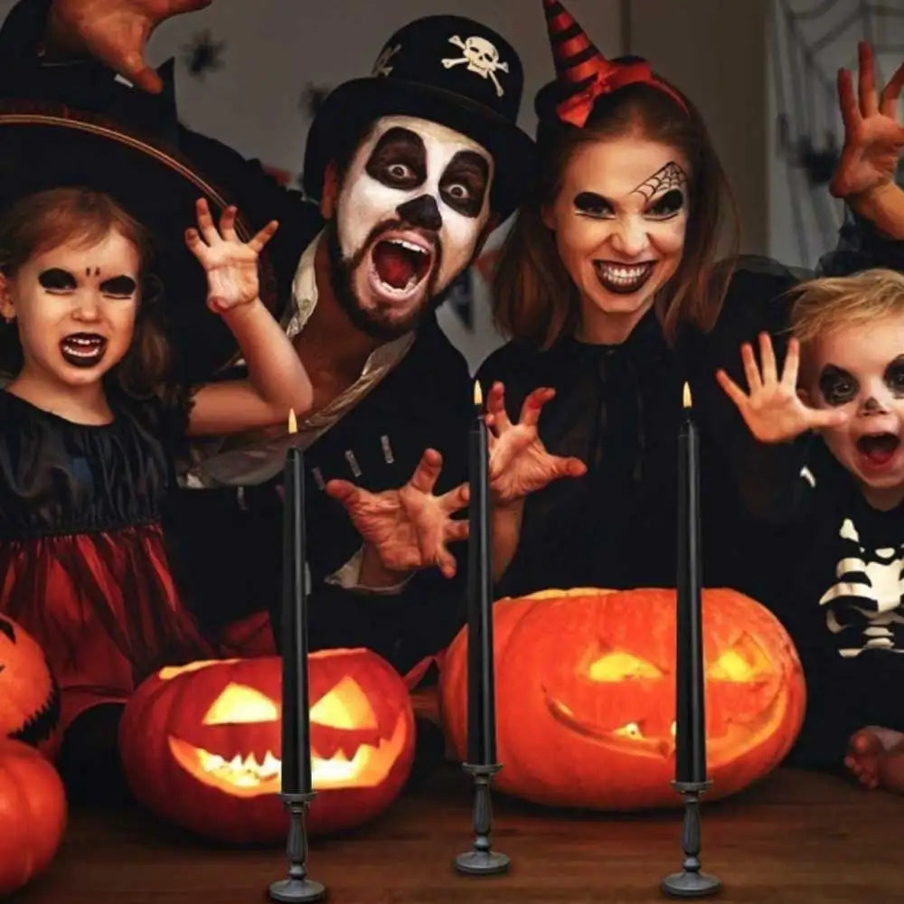 Nightfall LED Candles - Mystic Black LED Candles for Halloween
