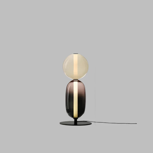 ChromaLuxe - Designer Floor Lamp with Color Accents for a Sparkling Ambiance