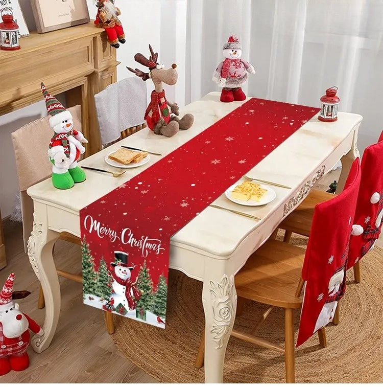 RêveFestif Christmas Tablecloth - Sparkling Decoration for the Holidays