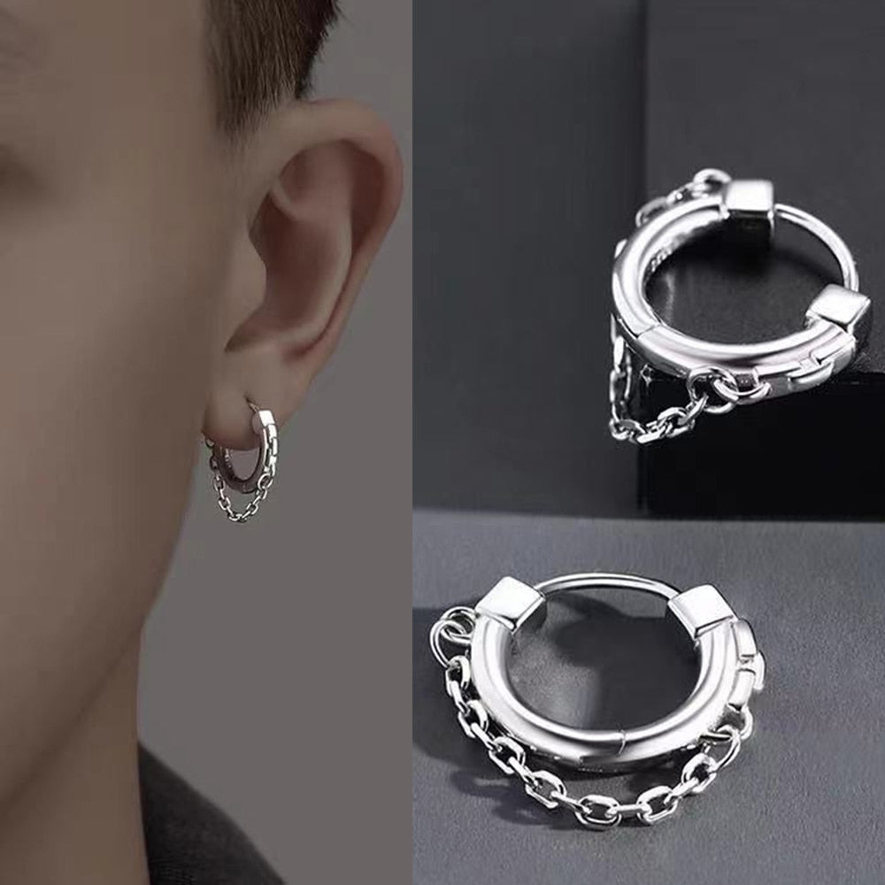 ChainHoops Earrings – Trendy Elegant Hoop Earrings