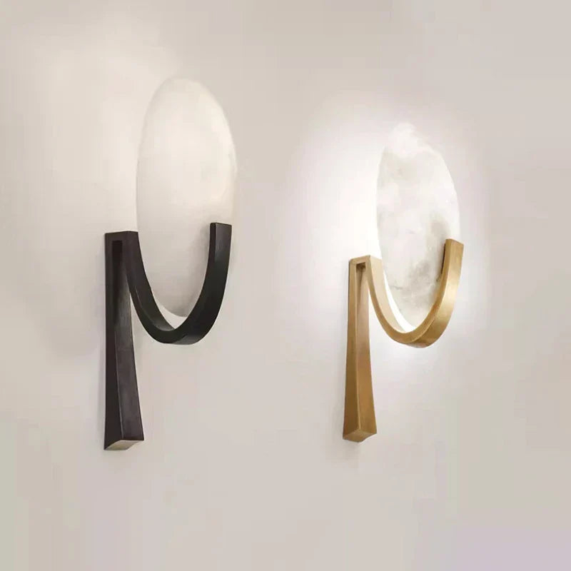 NordicGlow - Marble Wall Lamp with a Modern Touch
