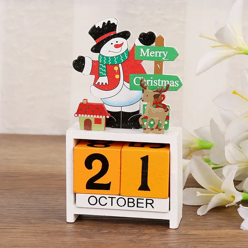 JoyfulCountdown Tree - Playful Wooden Christmas Tree