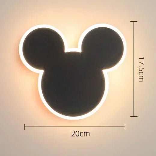 PinkRabbit - Playful LED Wall Lamp for Kids' Room