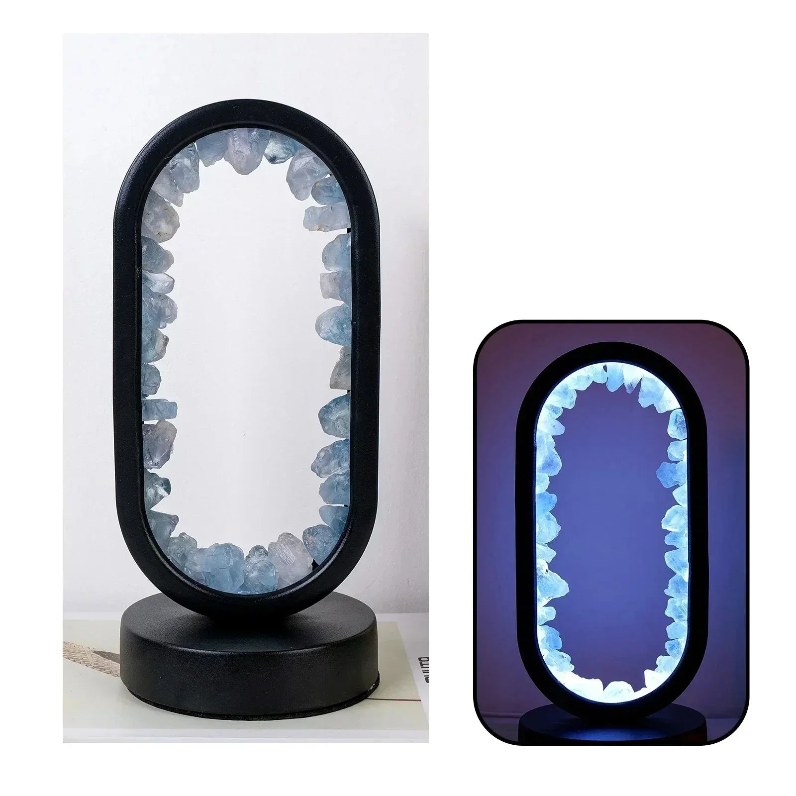Amethystique – Elegant Natural Crystal Lighting