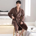 WarmPlush Robe - Luxurious Antibacterial Flannel Bathrobe