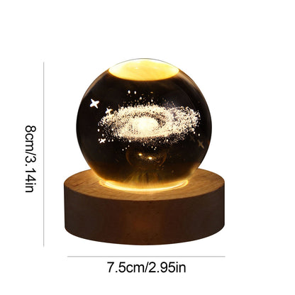 Crystal Light Ball – Enchanting Glass Ambient Light for Home
