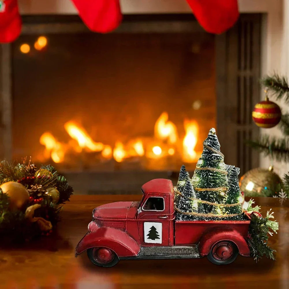 Retro Truck Christmas Ornament - Charming Vintage Christmas Decoration