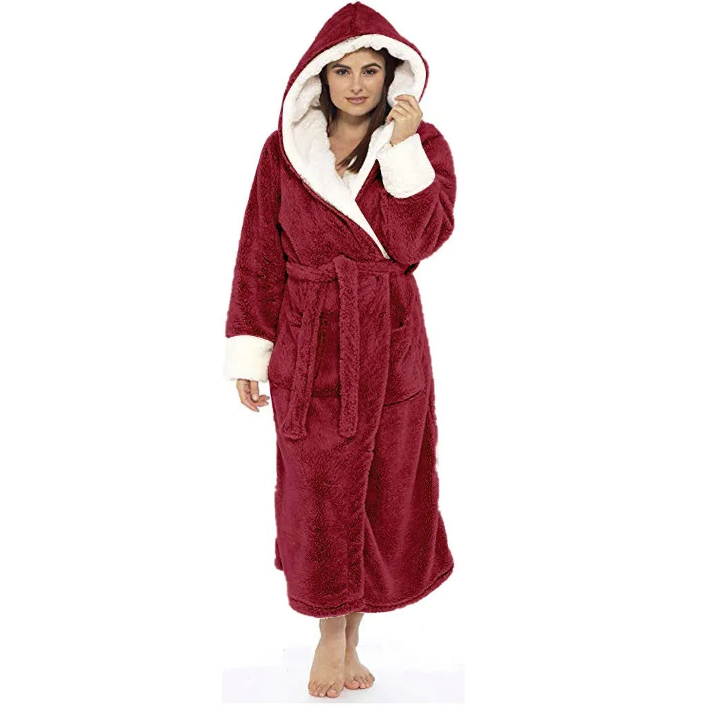 Luxury VelvetWrap Bathrobe - Elegant Luxury Bathrobe for Home
