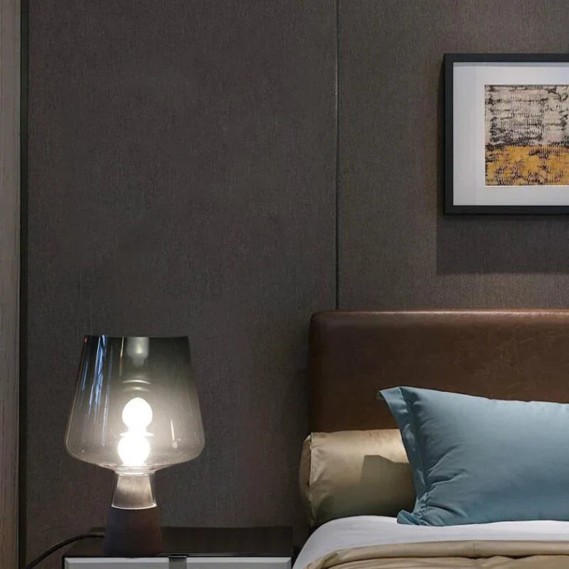 NordicCement Table Lamp – Minimalist Design with Concrete Base
