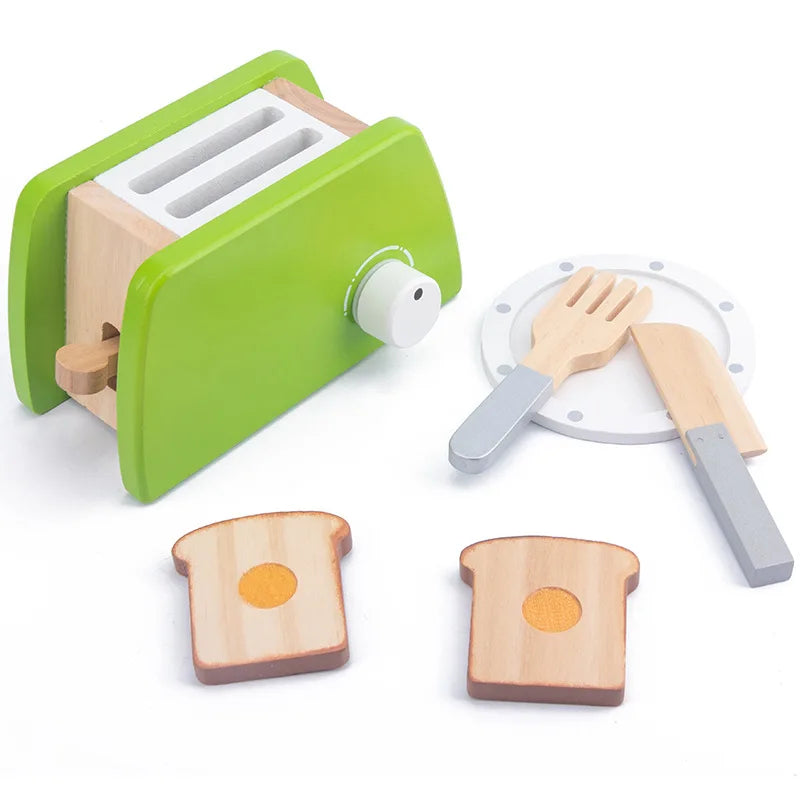 WoodPlay Set – Realistic Wooden Kitchen Toys