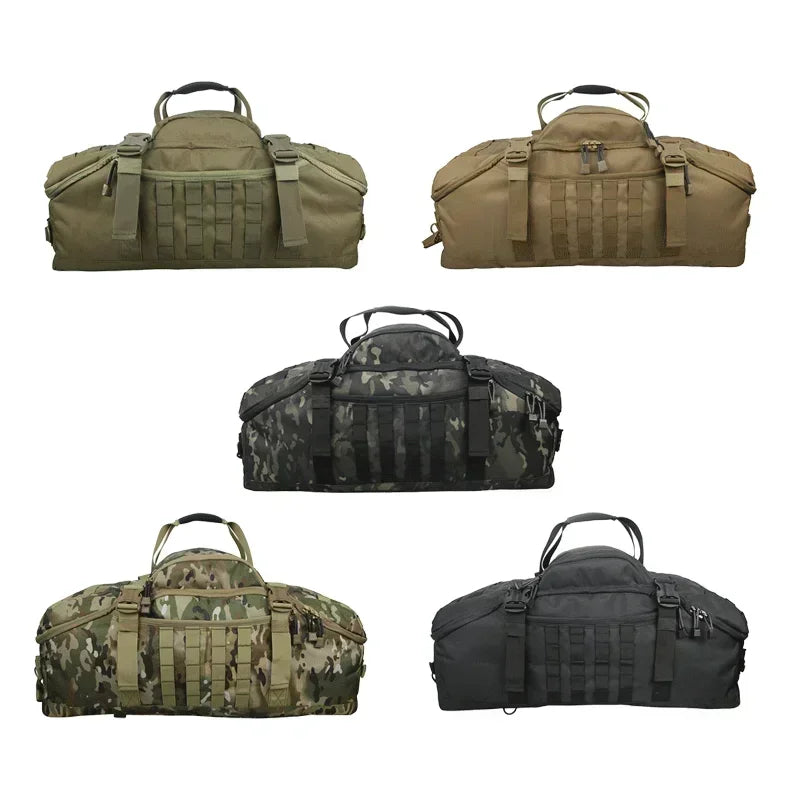 TrailTrek - Rugged Tactical Duffle Bag and Backpack